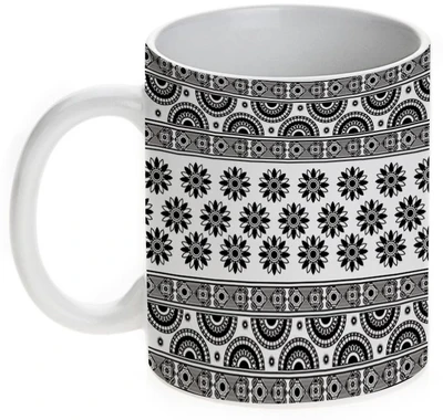 63% OFF on Mugwala Plain Rango Art Ceramic Mug 350 ml