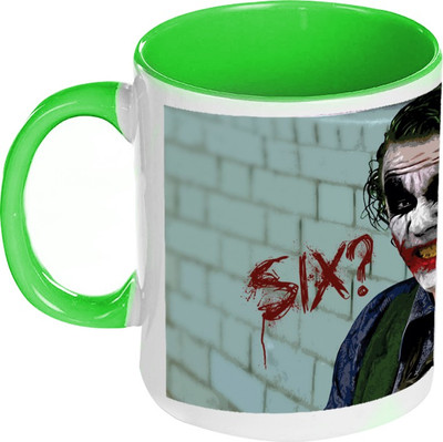 58% OFF on AMY Batman Smile Six Inside Green Coffee Ceramic Mug 325 ml 58% OFF on AMY Batman Smile Six Inside Green Coffee Ceramic Mug 325 ml
