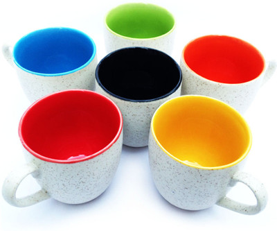 54% OFF on Jocular J1165 Ceramic Mug Pack of 6