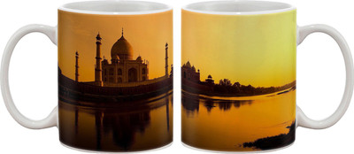 Artifa Taj Mahal Sunset Porcelain, Ceramic Mug 350 ml Artifa Taj Mahal Sunset Porcelain, Ceramic Mug 350 ml