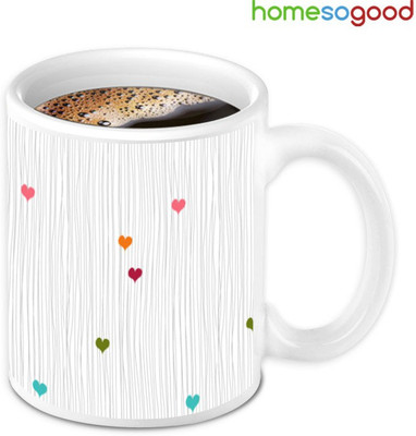 41% OFF on Home So Good Love Hearts Ceramic Mug 280 ml 41% OFF on Home So Good Love Hearts Ceramic Mug 280 ml