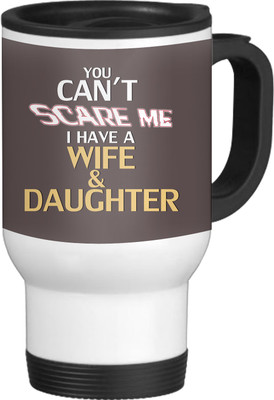 50% OFF on Tiedribbons You Can't Sacre Me White-Travel Ceramic Mug 600 ml