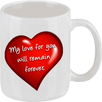 16% OFF on Ellicon 200 My Love For U Ceramic Mug
