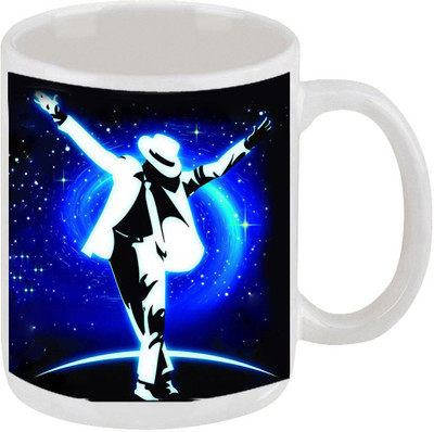 28% OFF on Ellicon E45 Michael Jackson Ceramic Mug 325 ml