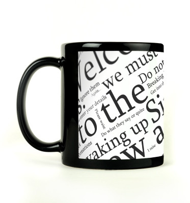 68% OFF on Shoprock Random Typography Ceramic Mug