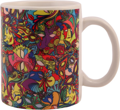 40% OFF on The Purple Sack Mardigras Ceramic Mug