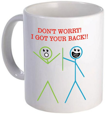 Giftsmate Cute I Got Your Back Friends Ceramic Mug 330 ml