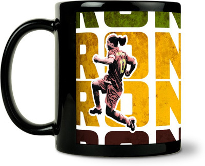 36% OFF on ShopMantra Ronaldinho Ga?Cho Brazil Football Ceramic Mug 300 ml