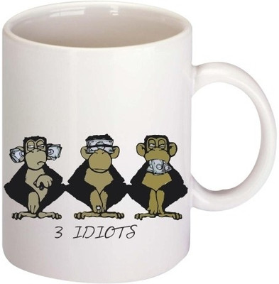 45% OFF on Printland Filmy Fan Coffee Ceramic Mug 350 ml