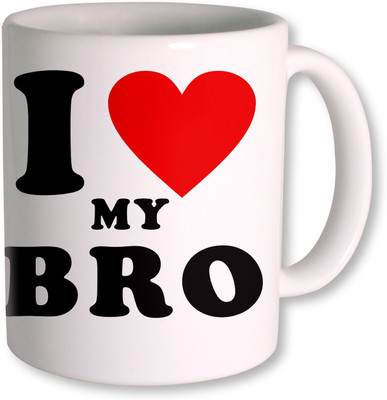 64% OFF on Photogiftsindia I Love Bro Ceramic Mug 350 g 64% OFF on Photogiftsindia I Love Bro Ceramic Mug 350 g
