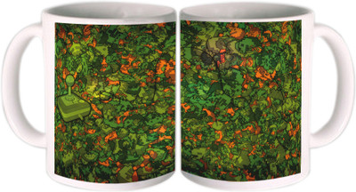 25% OFF on Shopkeeda Hidden Remote In Green Ceramic Mug 350 ml