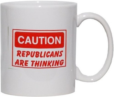 40% OFF on Teeskart Republicans Are Thinking Porcelain Mug 300 ml 40% OFF on Teeskart Republicans Are Thinking Porcelain Mug 300 ml