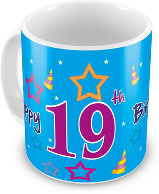 10% OFF on Everyday Gifts 19th Happy Birthday Ceramic Mug
