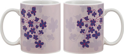 15% OFF on Artifa Floral Decoration Porcelain, Ceramic Mug 350 ml