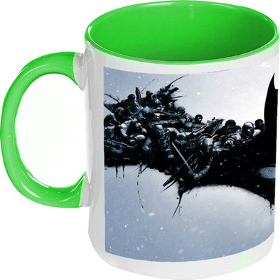 41% OFF on AMY Batman Wings Inside Green Coffee Ceramic Mug