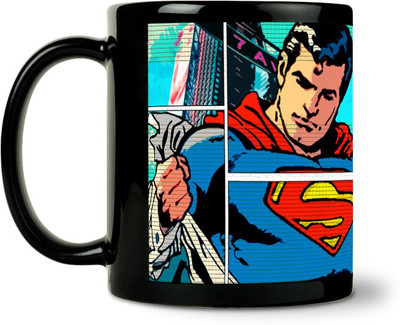 36% OFF on ShopMantra Superman In Action Ceramic Mug 300 ml