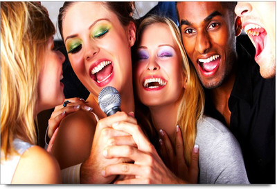 34% OFF on Singing Friends Paper Print