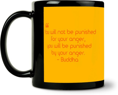 36% OFF on ShopMantra Buddha Quote On Anger Ceramic Mug 300 ml