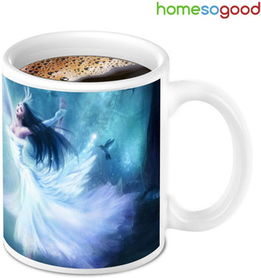 41% OFF on Homesogood Amazing Angel With Bird Coffee Ceramic Mug 280 ml 41% OFF on Homesogood Amazing Angel With Bird Coffee Ceramic Mug 280 ml