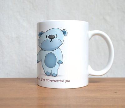 60% OFF on StyBuzz Best Friend Teddy Bear Porcelain Mug 300 ml