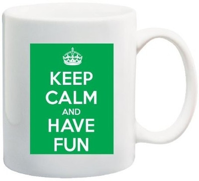 40% OFF on Teeskart Keep Calm And Have Fun Porcelain Mug 300 ml 40% OFF on Teeskart Keep Calm And Have Fun Porcelain Mug 300 ml