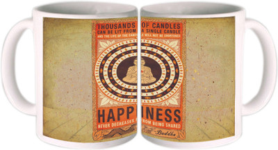 25% OFF on Shopkeeda Happiness Ceramic Mug 350 ml 25% OFF on Shopkeeda Happiness Ceramic Mug 350 ml
