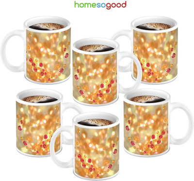 49% OFF on HomeSoGood Lighting Coffee 6 Mugs Ceramic Mug 280 ml, Pack of 6 49% OFF on HomeSoGood Lighting Coffee 6 Mugs Ceramic Mug 280 ml, Pack of 6