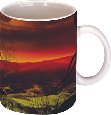 45% OFF on Printland Sunrise Love Ceramic Mug 350 ml