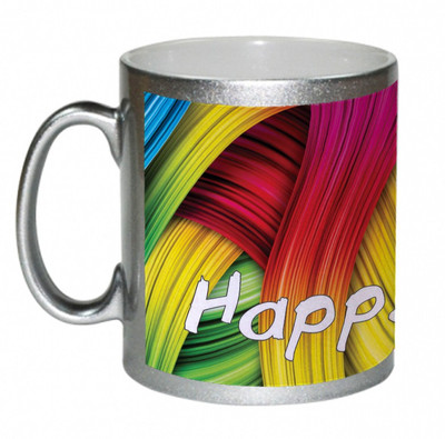 55% OFF on AMY Color Waves Art Happy Holi Ceramic Mug 325 ml 55% OFF on AMY Color Waves Art Happy Holi Ceramic Mug 325 ml