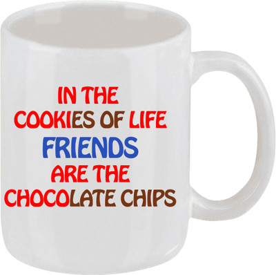 16% OFF on Ellicon 98 Friend Are The Chocolate Chips Ceramic Mug