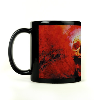 68% OFF on Shoprock Skull Red Art Ceramic Mug
