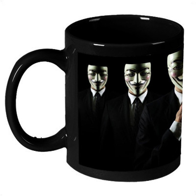 72% OFF on AMY 3d Cool Anonymous Ceramic Mug 72% OFF on AMY 3d Cool Anonymous Ceramic Mug
