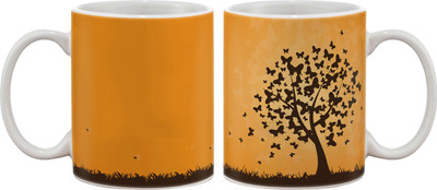 12% OFF on Artifa Butterflies Tree Porcelain, Ceramic Mug 350 ml 12% OFF on Artifa Butterflies Tree Porcelain, Ceramic Mug 350 ml