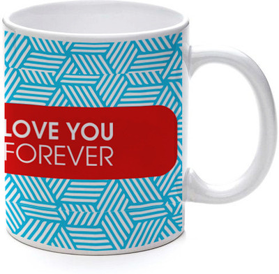 45% OFF on Printland Love You Forever Ceramic Mug 350 ml 45% OFF on Printland Love You Forever Ceramic Mug 350 ml