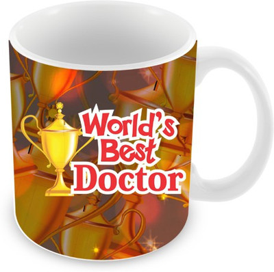 26% OFF on Everyday Gifts World's Best Doctor Ceramic Mug 325 ml
