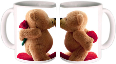 25% OFF on Shopkeeda Cute Teddy Ceramic Mug 350 ml