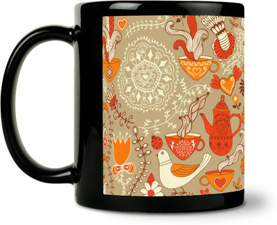 40% OFF on ShopMantra Beautiful Tea Pots Pattern Ceramic Mug 300 ml 40% OFF on ShopMantra Beautiful Tea Pots Pattern Ceramic Mug 300 ml