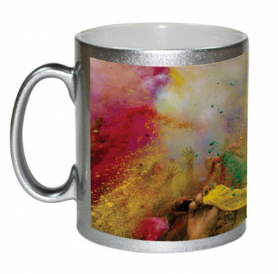 55% OFF on AMY Celebrating Holi Ceramic Mug 325 ml