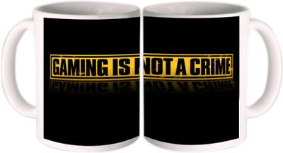 25% OFF on Shopkeeda Gaming Is Not A Crime Ceramic Mug 350 ml