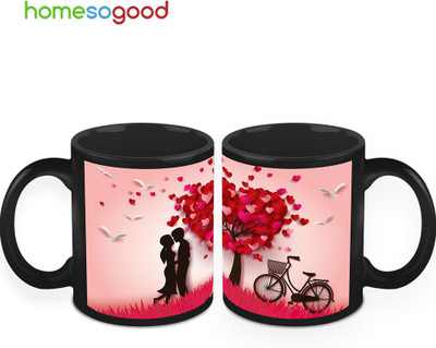 37% OFF on HomeSoGood Start Of A Story Pack Of 2 Ceramic Mug 325 ml, Pack of 2 37% OFF on HomeSoGood Start Of A Story Pack Of 2 Ceramic Mug 325 ml, Pack of 2