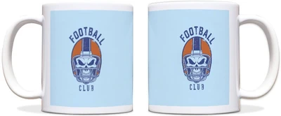60% OFF on ShopMantra Football Club Black Ceramic Mug 300 ml