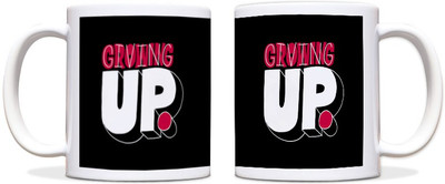 60% OFF on ShopMantra Growing Up Black Ceramic Mug 300 ml