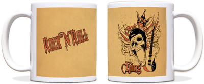 60% OFF on ShopMantra Rock N Roll Art Black Ceramic Mug 300 ml 60% OFF on ShopMantra Rock N Roll Art Black Ceramic Mug 300 ml