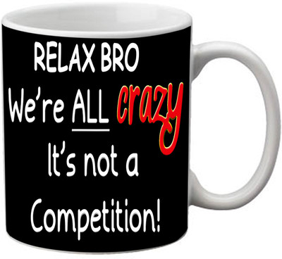 81% OFF on StyleNcomfort Raksha Bandhan Relax Bro Ceramic Mug