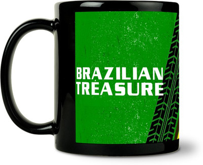 36% OFF on ShopMantra Dani Alves Brazil Football Ceramic Mug 300 ml