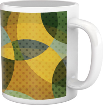 50% OFF on Tiedribbons Pure Vanity_Tru Concept_Straight Lines Pattern Ceramic Mug 325 ml