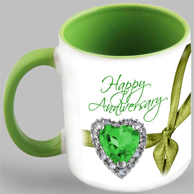 40% OFF on Impulse Ceramic Inside Color Green with a Matching Handle. Ceramic Mug