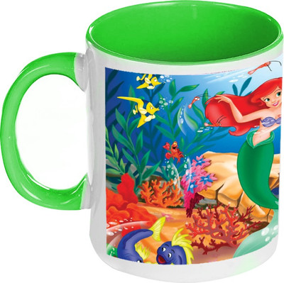 58% OFF on AMY Cartoon Mermaid Inside Green Coffee Ceramic Mug 325 ml 58% OFF on AMY Cartoon Mermaid Inside Green Coffee Ceramic Mug 325 ml