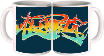 25% OFF on Shopkeeda Graffiti Ceramic Mug 350 ml