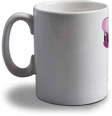 15% OFF on Artifa Pink Pony Design Porcelain, Ceramic Mug 350 ml